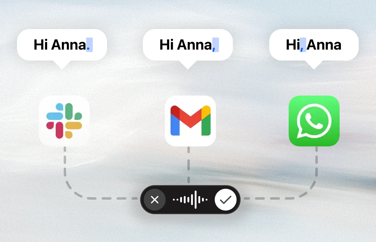 Different tones for each app